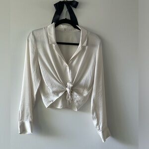 Wilfred Tie-Front Blouse